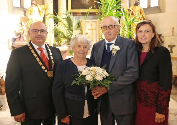 Zlatoporočenca Marija in Marjan Gorjup