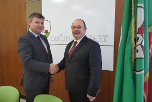 MINISTER ZA INFRASTRUKTURO, DR. PETER GA&Scaron;PER&Scaron;IČ NA OBISKU V OBČINI LENART