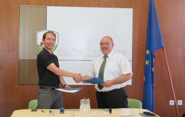 Podpis pogodbe za izgradnjo čistilne naprave Voličina