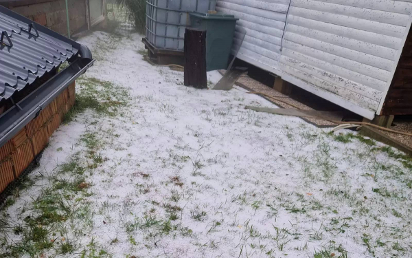  Posledice strašnega naliva s točo v Vinički vasi. Foto: Stanko Levačič