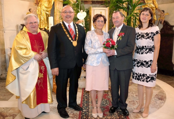 Zlatoporočno slavje Franca in Zofije Slanič iz Sp. Porčiča