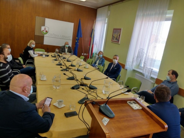 Minister za delo, družino, socialne zadeve in enake možnosti Janez Cigler Kralj obiskal Občino Lenart