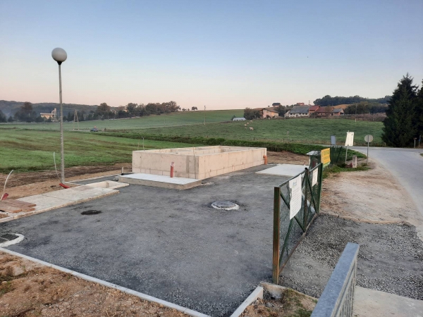 Pri čistilni napravi Voličina dela napredujejo