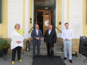Minister za infrastrukturo Jernej Vrtovec se je v Lenartu sestal z županom Občine Lenart mag. Janezom Krambergerjem