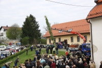 POSTAVITEV PRESMECA V  SP. VOLIČINI NA CVETNO NEDELJO