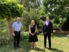 Podžupan Občine Lenart Franci Ornik na delovnem sestanku z ministrom za javno upravo